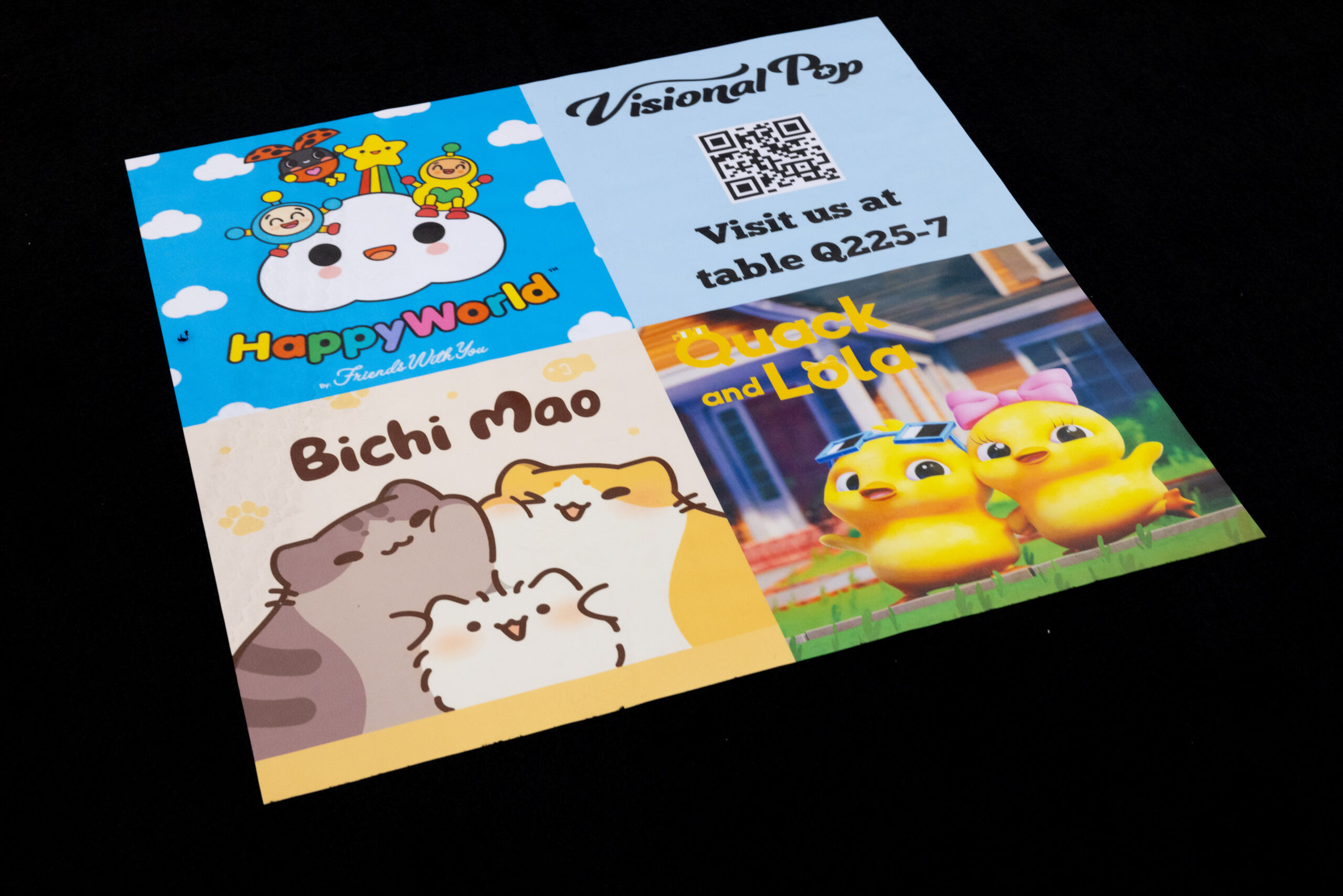 Visional pop floor sticker