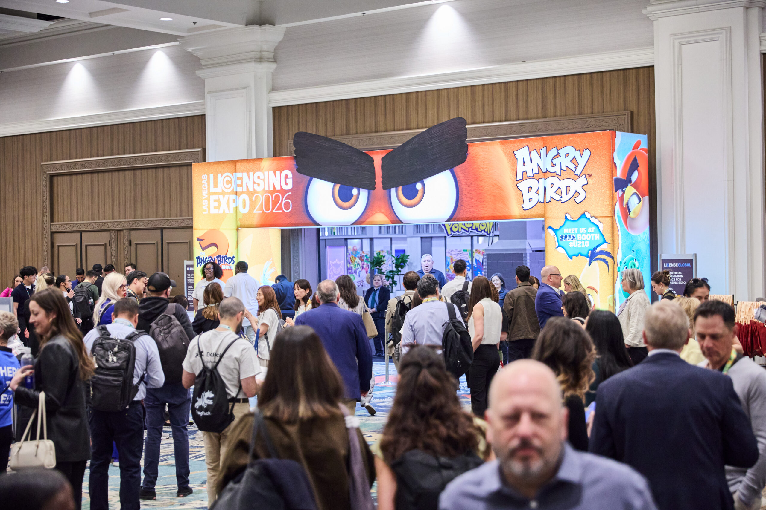 Angry birds entrance